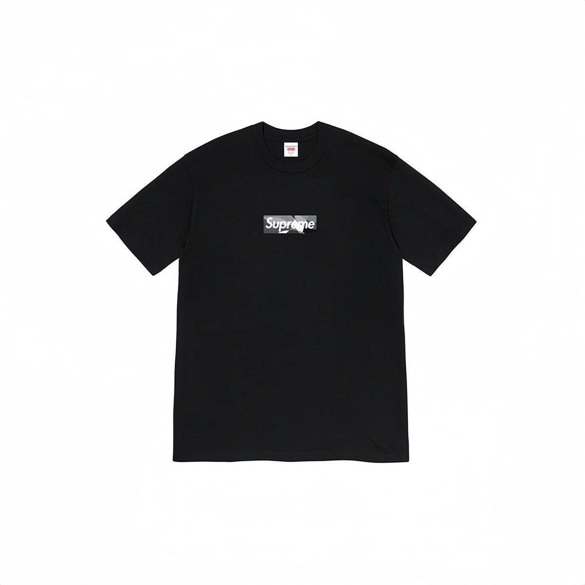 Supreme Black/Gray Box Logo Short-Sleeve T-Shirt ¡ª front