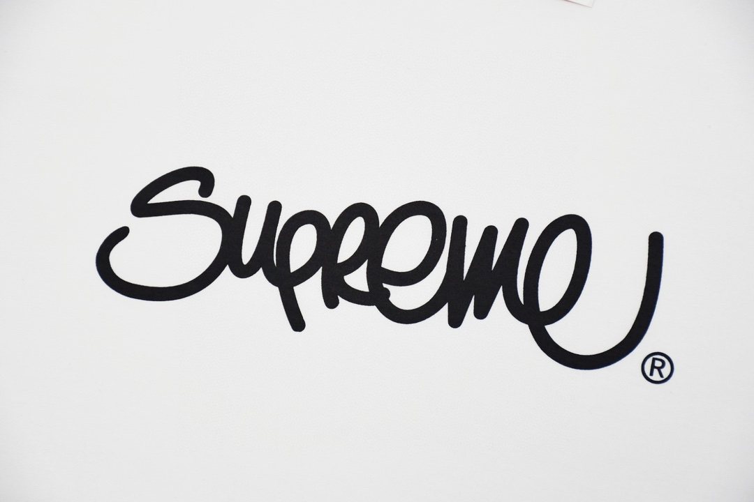 Supreme Handstyle Script Graphic T-Shirt ¡ª detail