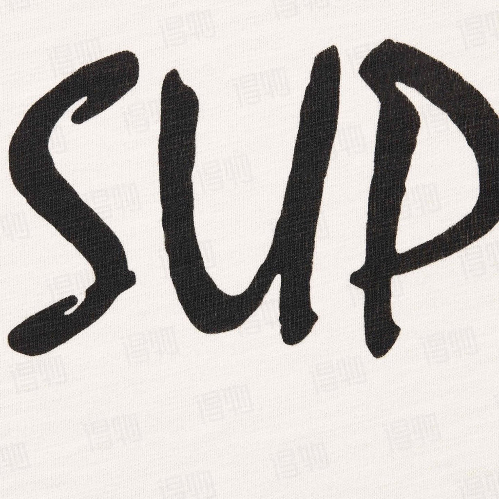 Supreme Front Logo Short-Sleeve T-Shirt ¡ª fabric_closeup