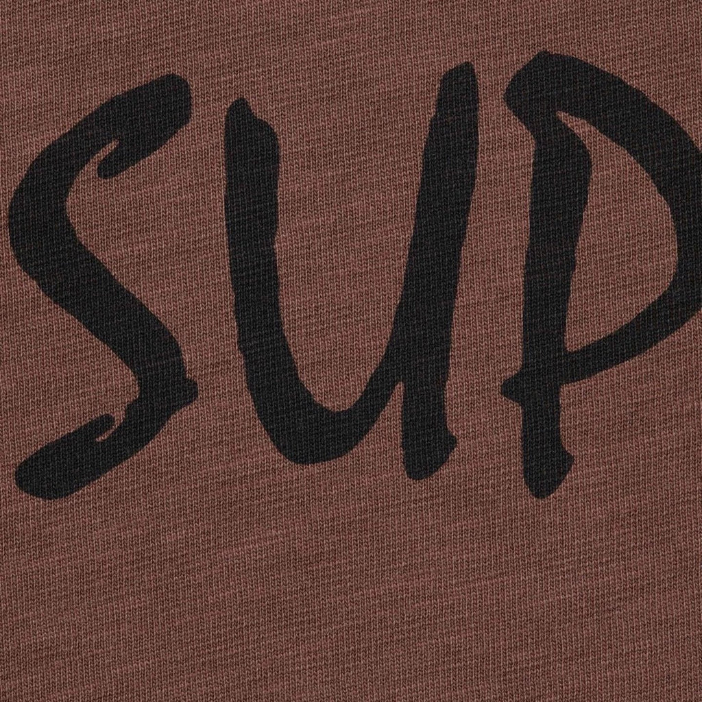 Supreme Front Logo Short-Sleeve T-Shirt ¡ª fabric_closeup