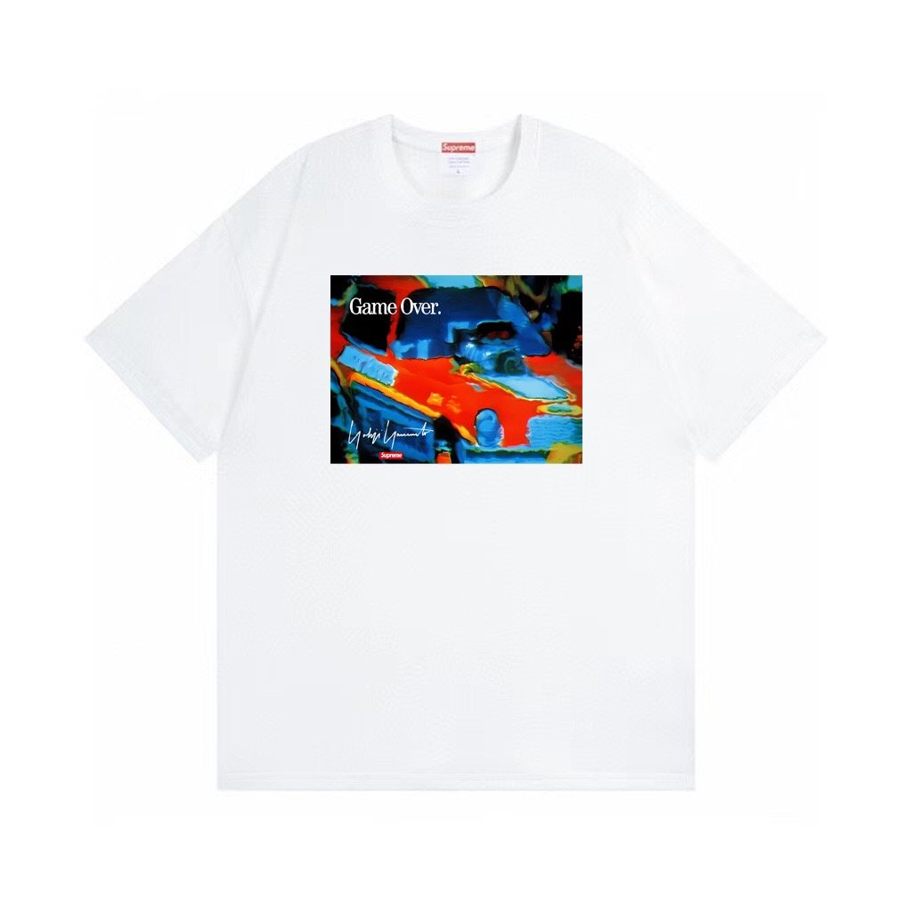 Supreme Game Over Car Graphic T-Shirt ¡ª front