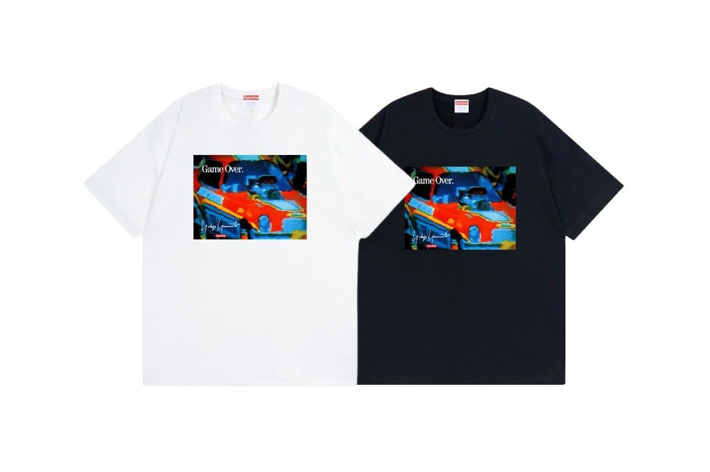 Supreme Game Over Car Graphic T-Shirt ¡ª comparison