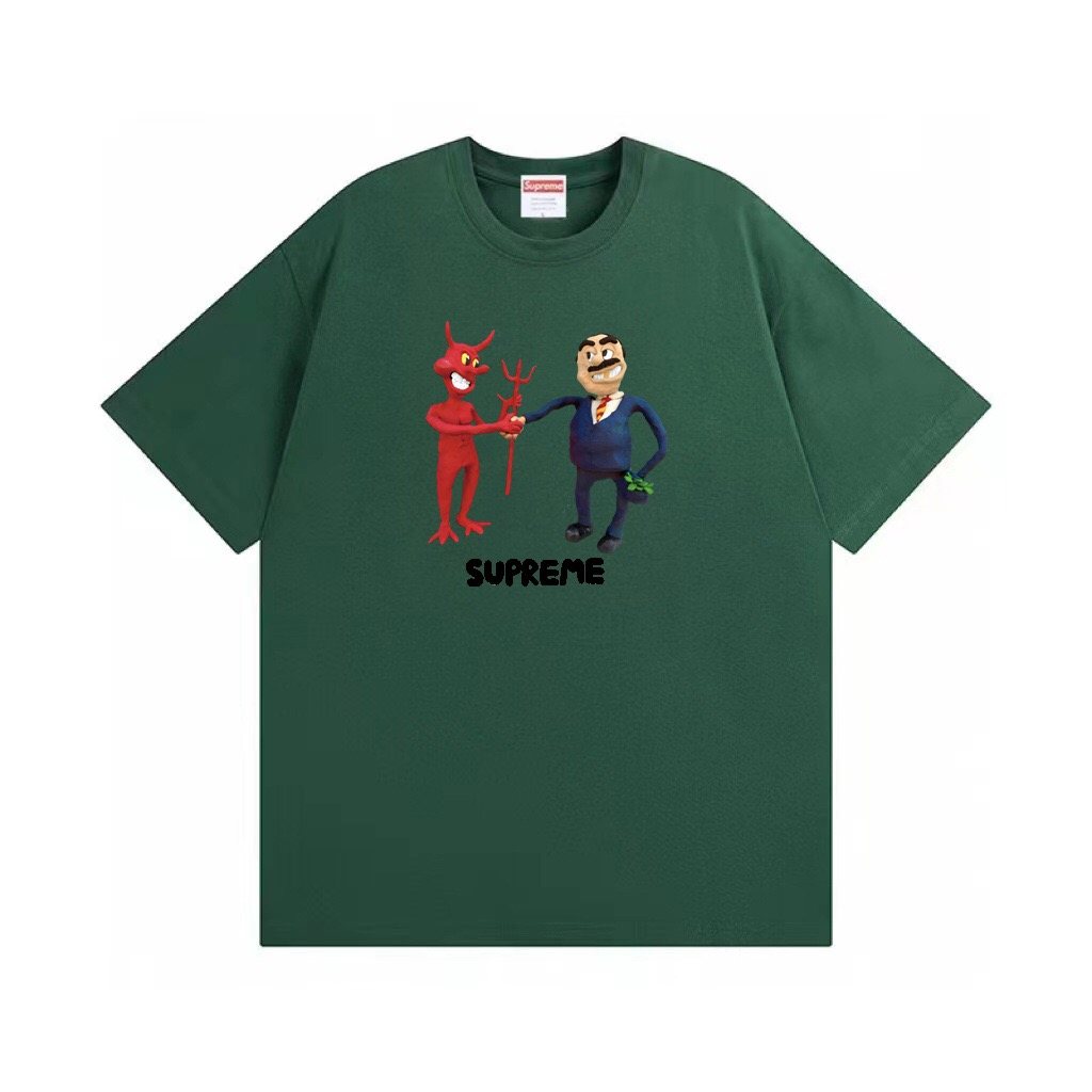 Supreme Business Devil Graphic T-Shirt ¡ª front