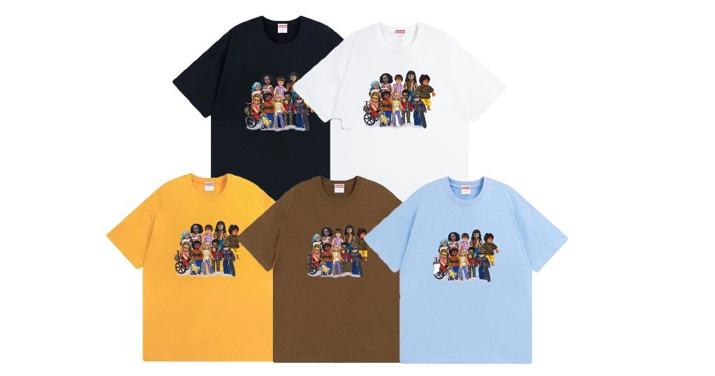 Supreme Children Cartoon Graphic T-Shirt ¡ª comparison