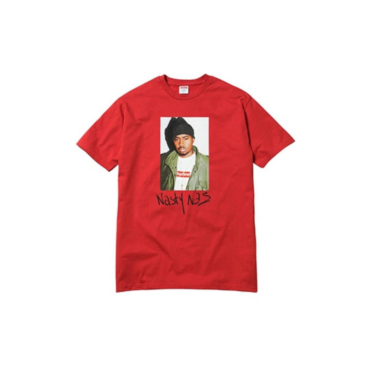Supreme Nas Portrait Graphic T-Shirt ¡ª front