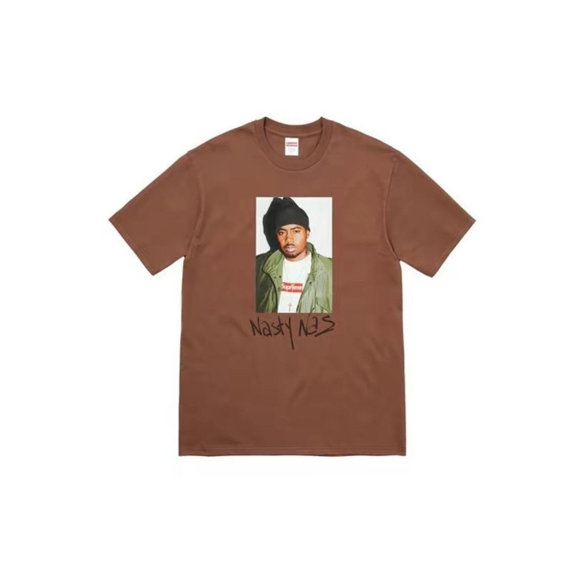 Supreme Nas Portrait Graphic T-Shirt ¡ª front