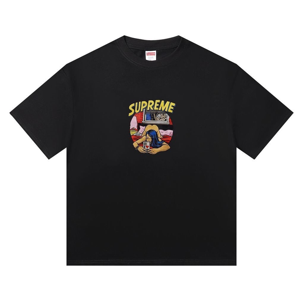 Supreme Bedroom Comic Graphic T-Shirt ¡ª hero
