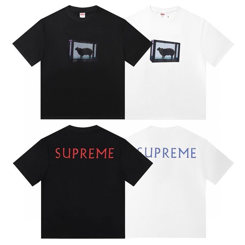 Supreme Sheep Graphic Short-Sleeve T-Shirt ¡ª comparison