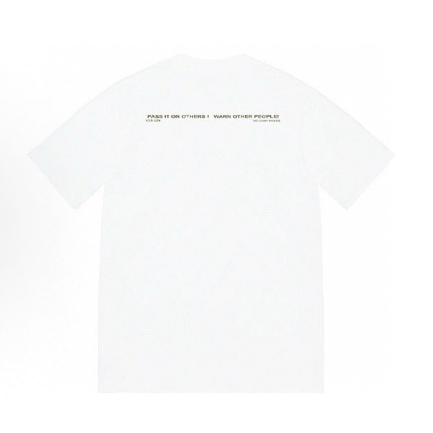 Supreme Warning Graphic Short-Sleeve T-Shirt ¡ª back