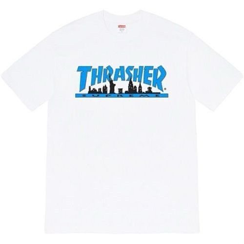 Supreme Thrasher Skyline Graphic T-Shirt ¡ª front