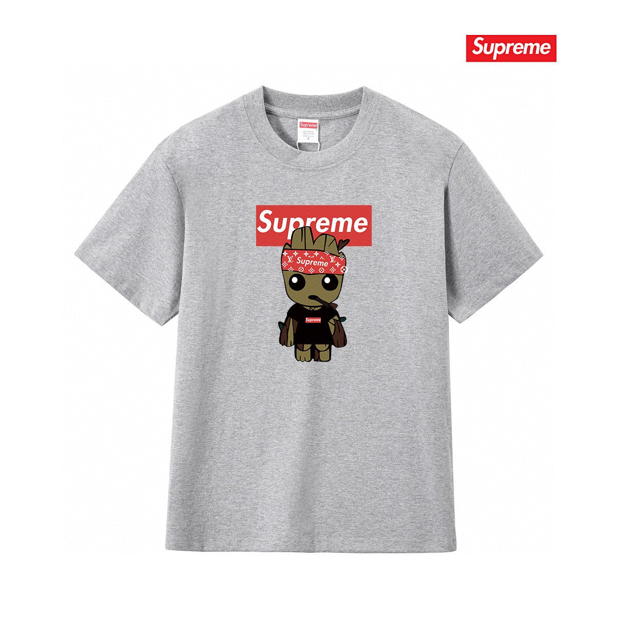 Supreme Tree Character Graphic Short-Sleeve T-Shirt ¡ª front