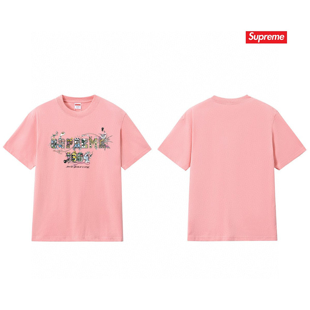 Supreme Cartoon Letter Graphic T-Shirt ¡ª back