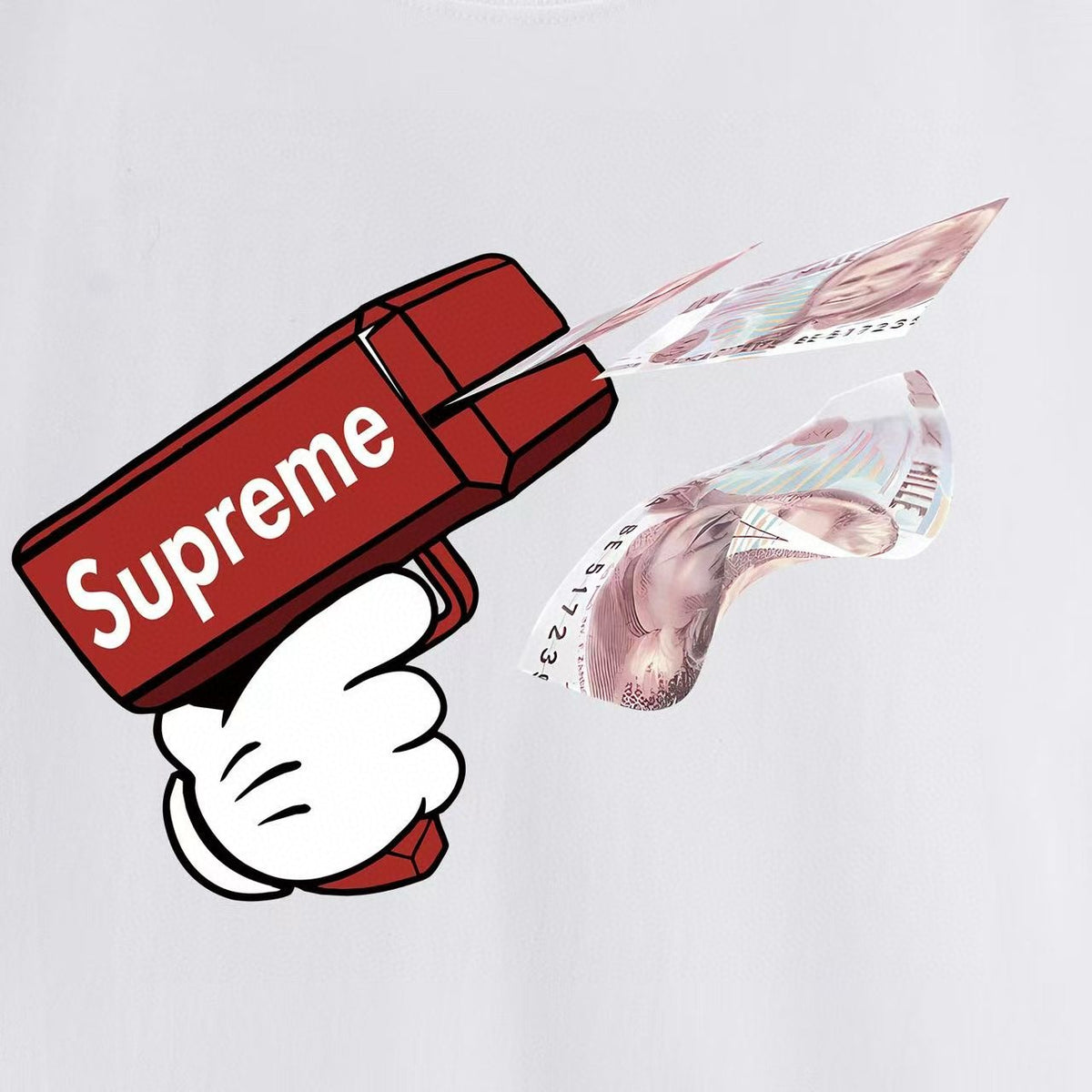 Supreme Kid Grigio Graphic Short-Sleeve T-Shirt ¡ª detail