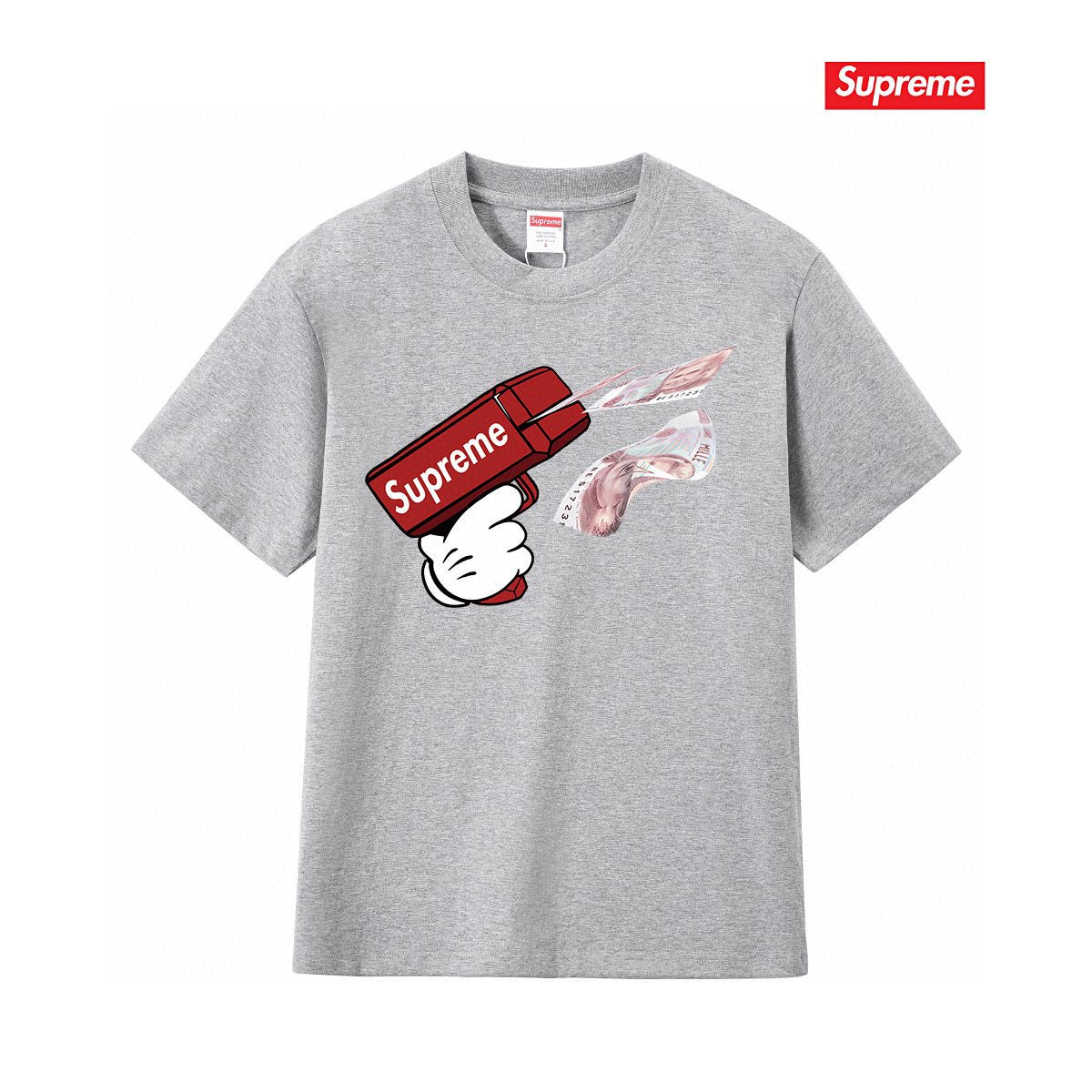 Supreme Kid Grigio Graphic Short-Sleeve T-Shirt ¡ª front