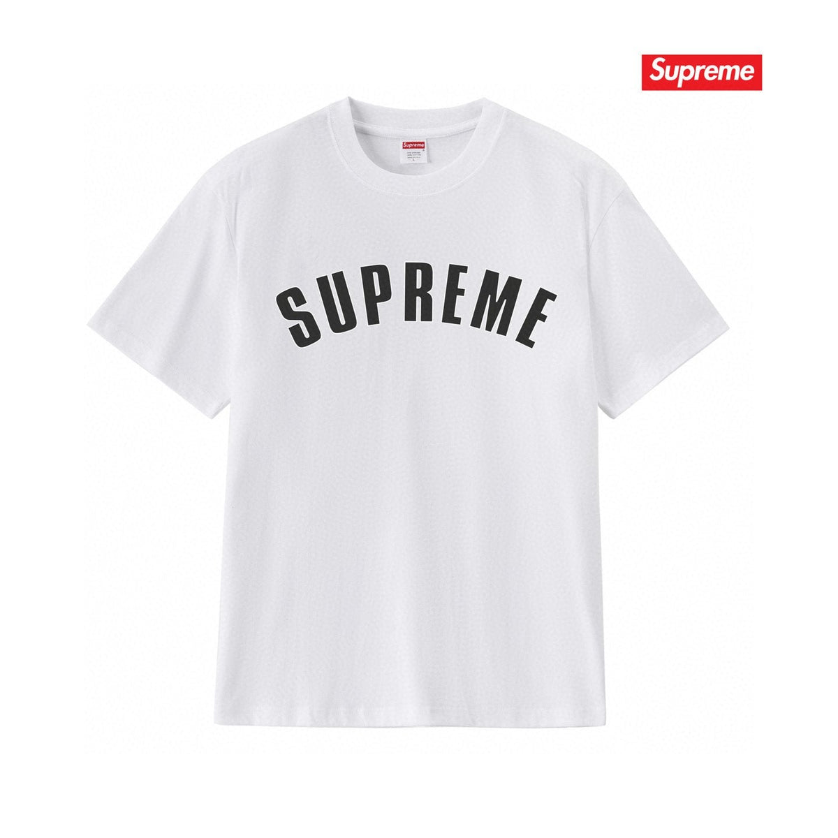 Supreme Cracked Arched Wordmark Graphic T-Shirt ¡ª front