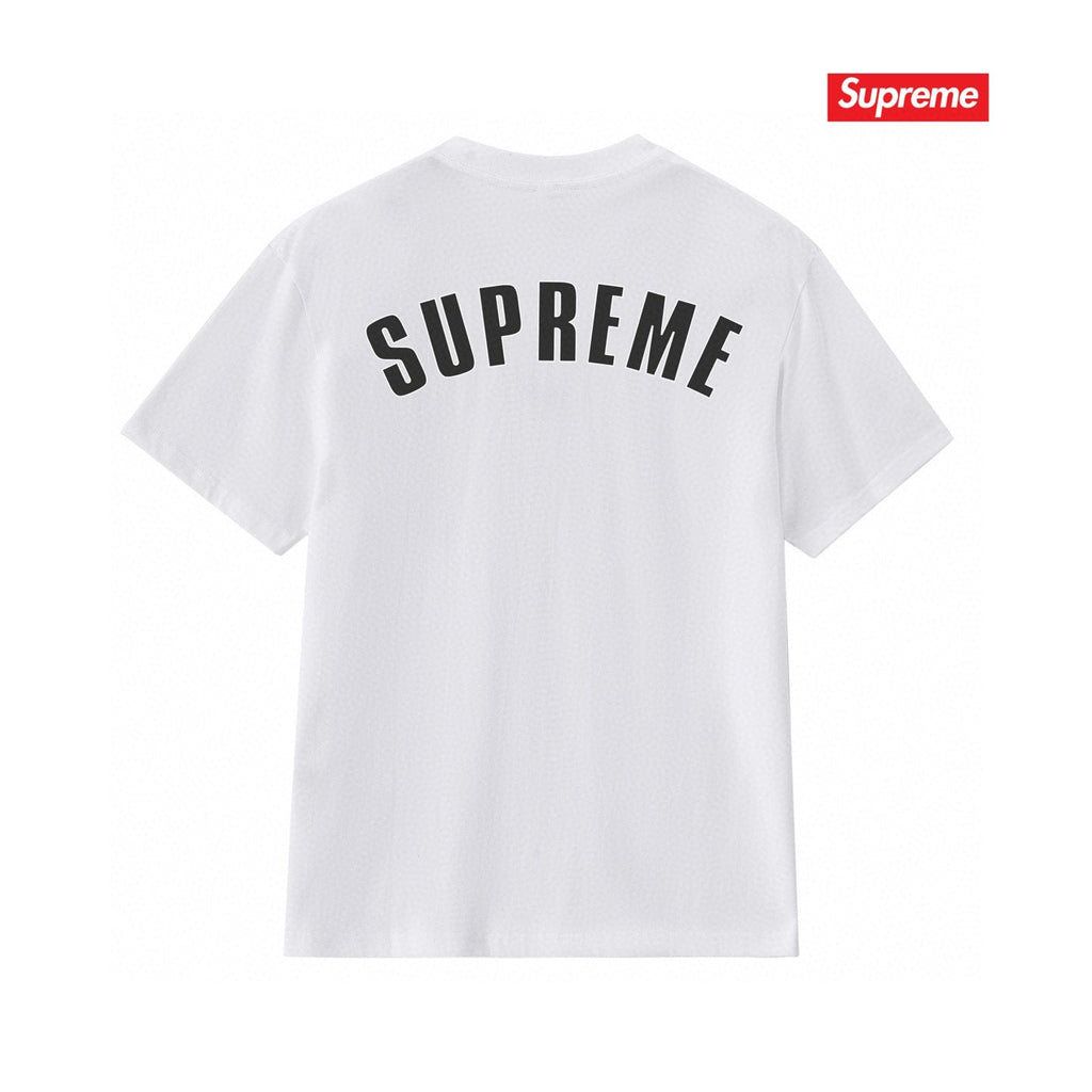 Supreme Cracked Arched Wordmark Graphic T-Shirt ¡ª back