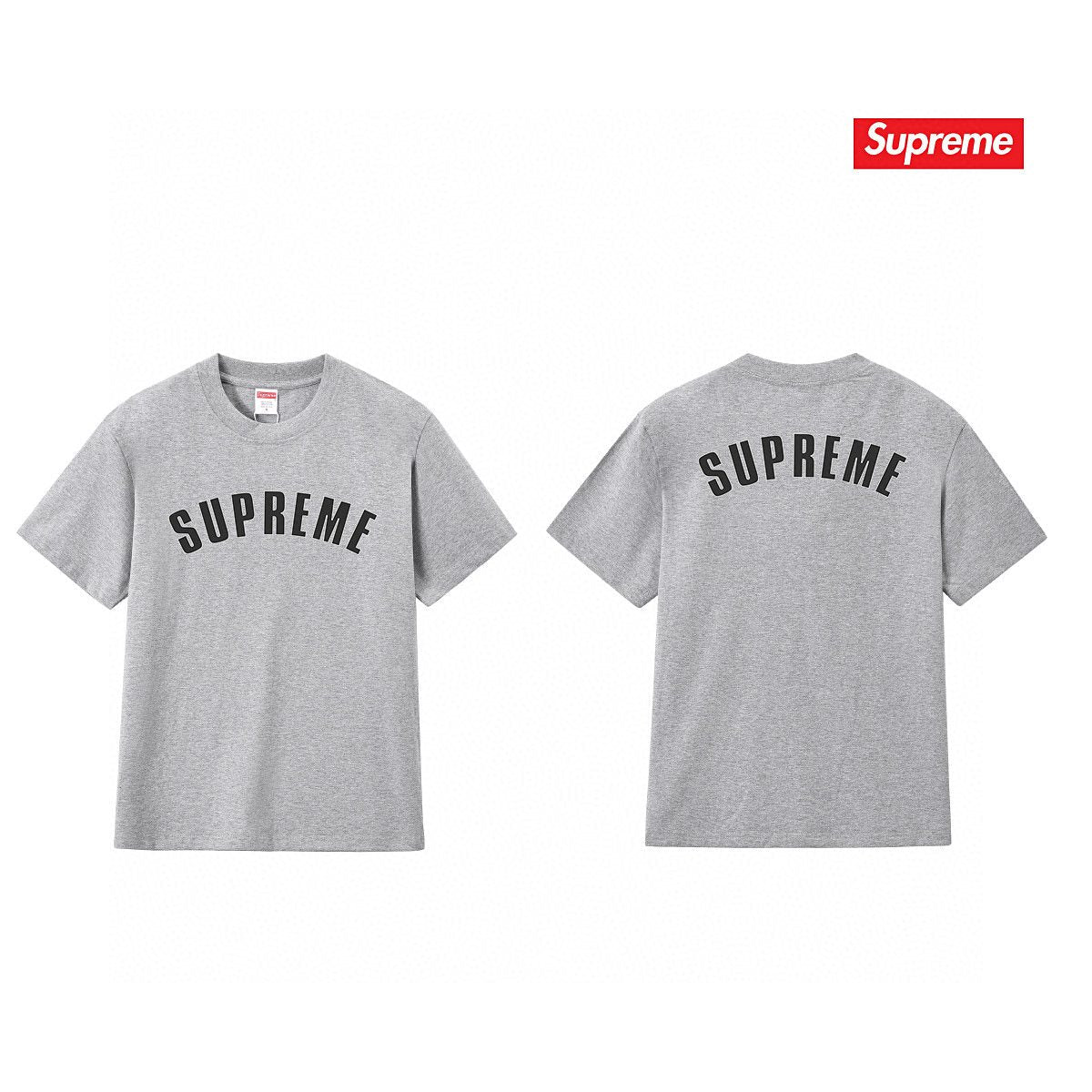 Supreme Cracked Arched Wordmark Graphic T-Shirt ¡ª comparison