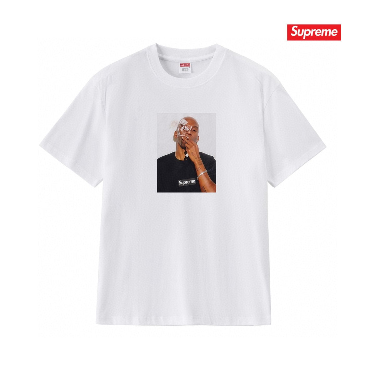 Supreme Dean Blunt Portrait Graphic T-Shirt ¡ª front