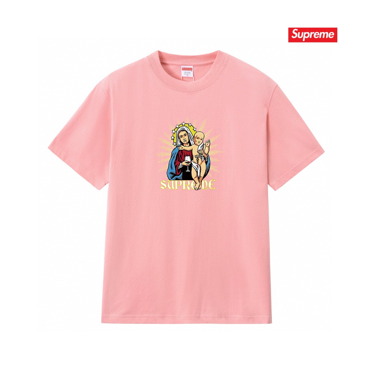 Supreme Religious Graphic Short-Sleeve T-Shirt ¡ª front