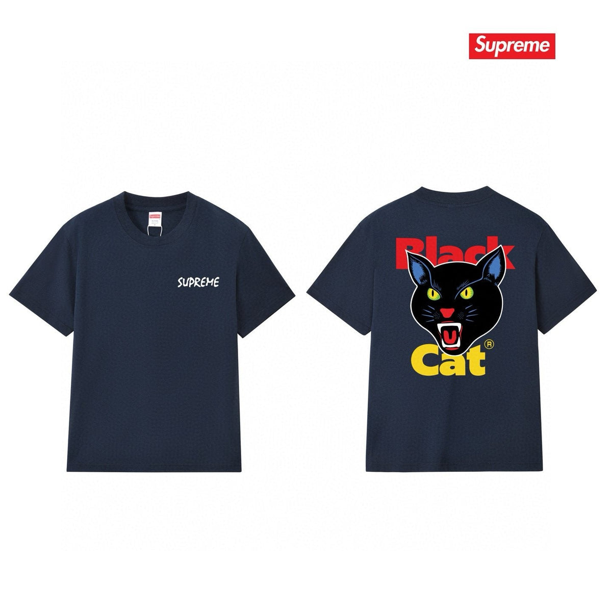 Supreme Cat Head Graphic Short-Sleeve T-Shirt ¡ª comparison