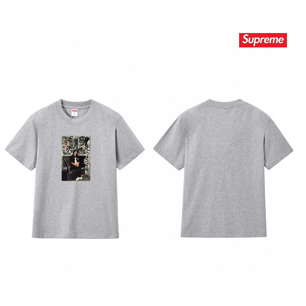 Supreme Pink Lady Graphic T-Shirt ¡ª front