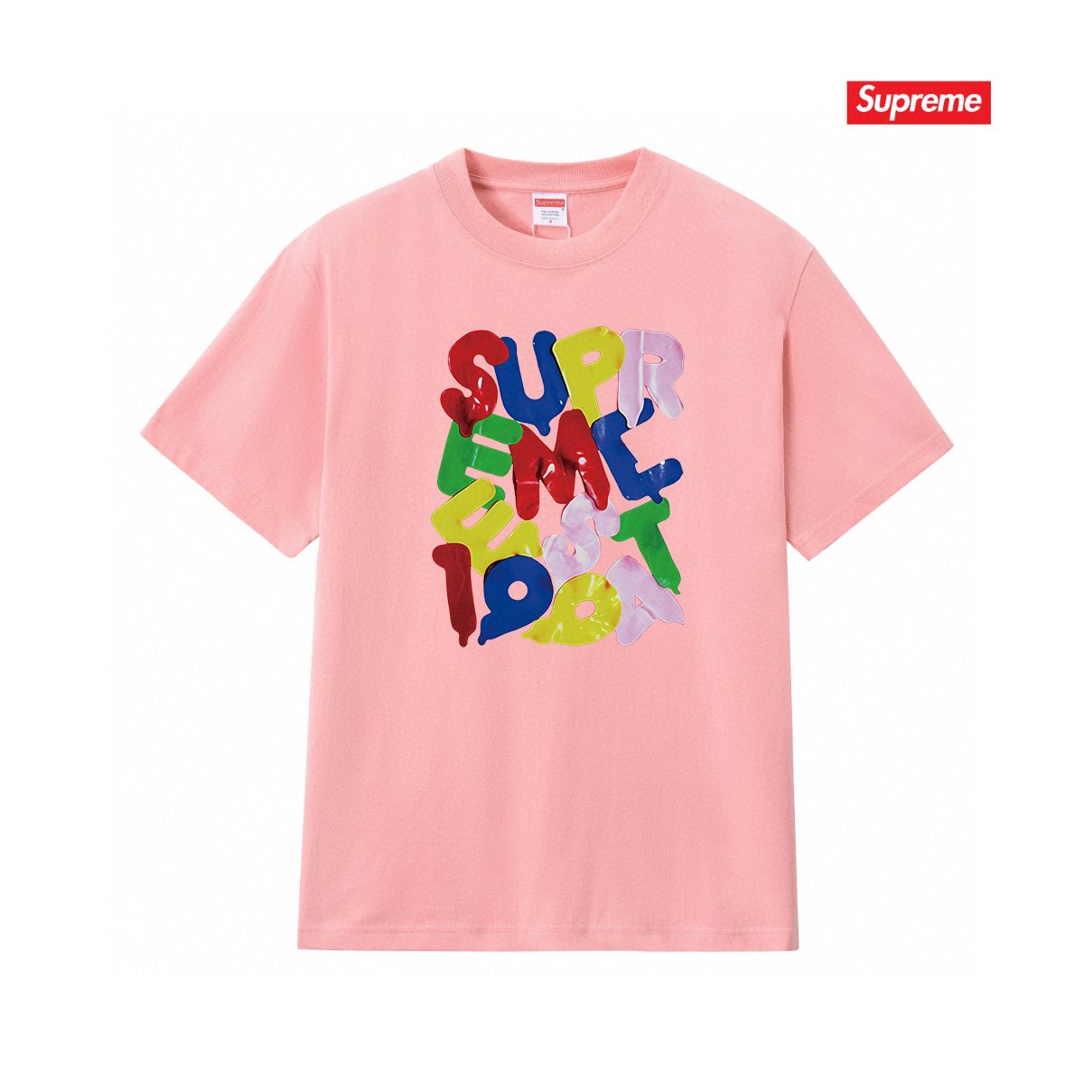 Supreme Colorful Letter Graphic T-Shirt ¡ª front