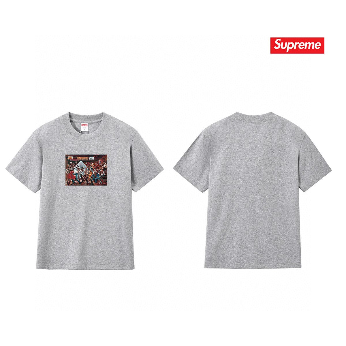 Supreme Rectangular Front Graphic T-Shirt ¡ª back
