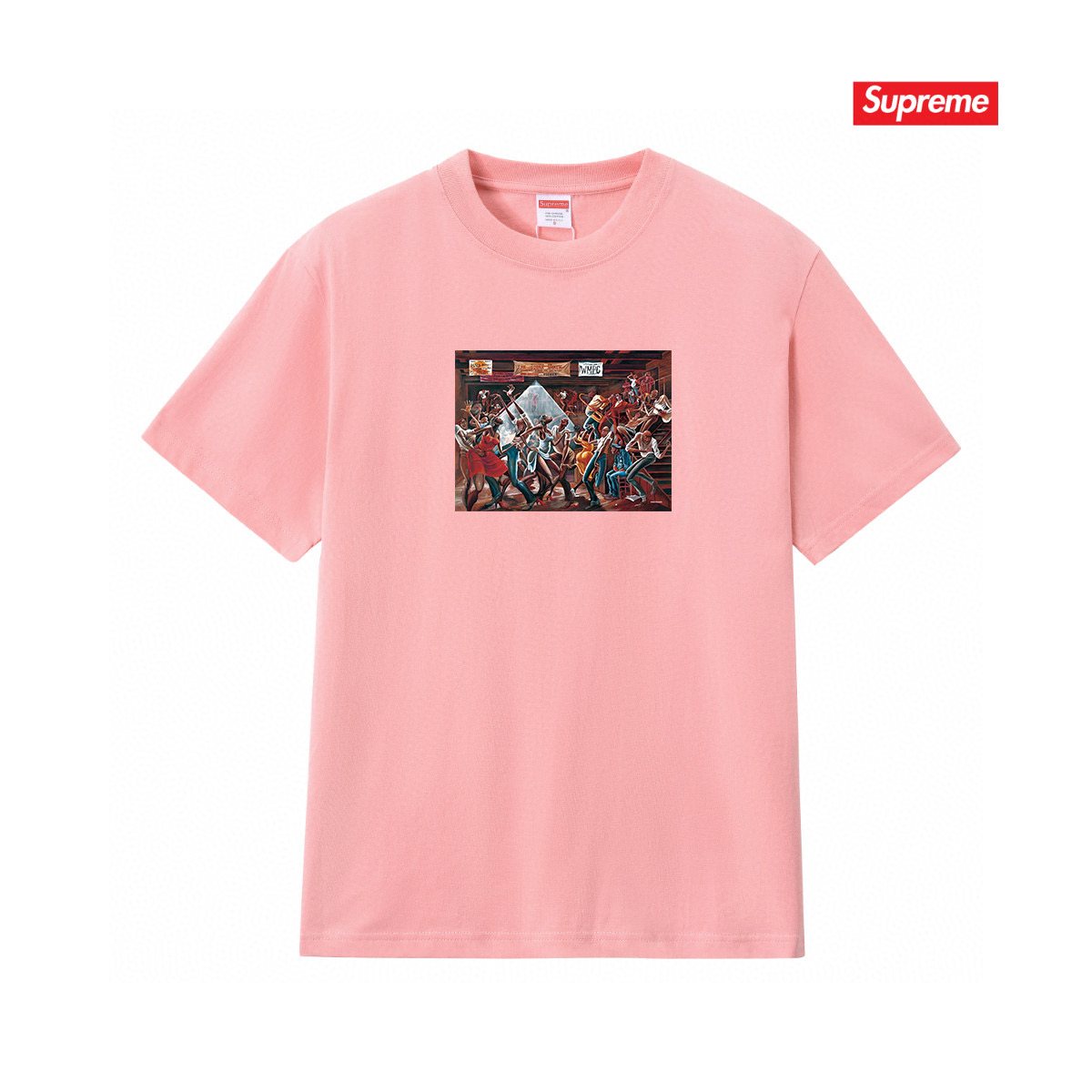 Supreme Rectangular Front Graphic T-Shirt ¡ª front