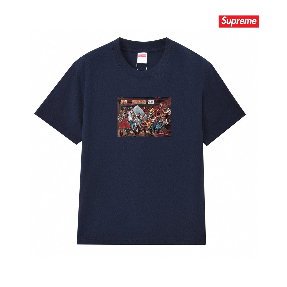 Supreme Rectangular Front Graphic T-Shirt ¡ª front