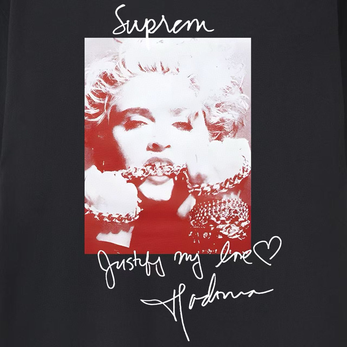 Supreme Portrait Graphic T-Shirt ¡ª detail