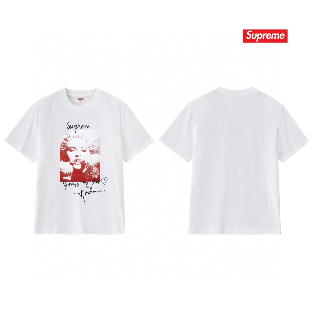 Supreme Portrait Graphic T-Shirt ¡ª comparison