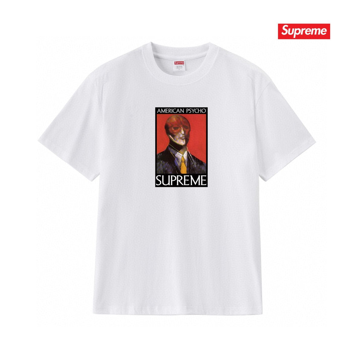 Supreme American Psycho Graphic T-Shirt ¡ª front