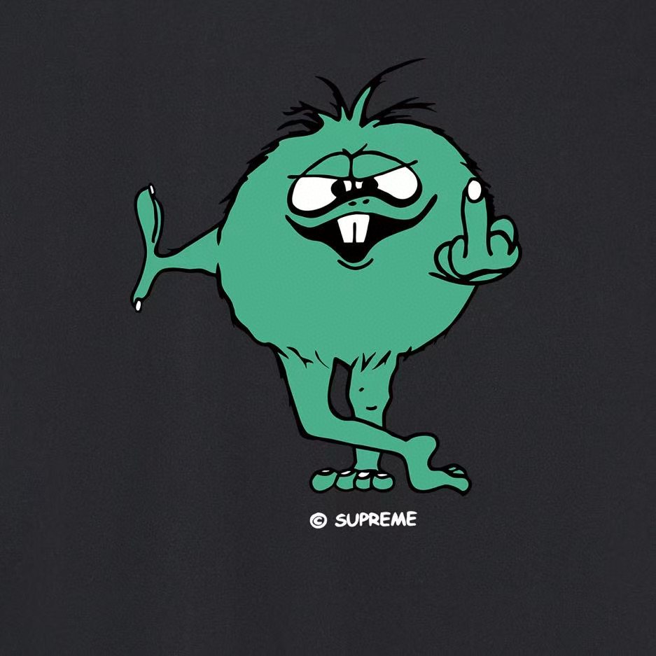 Supreme Monster Graphic Short-Sleeve T-Shirt ¡ª detail
