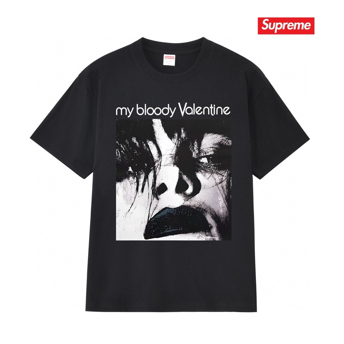 Supreme Front-and-Back Graphic T-Shirt ¡ª front