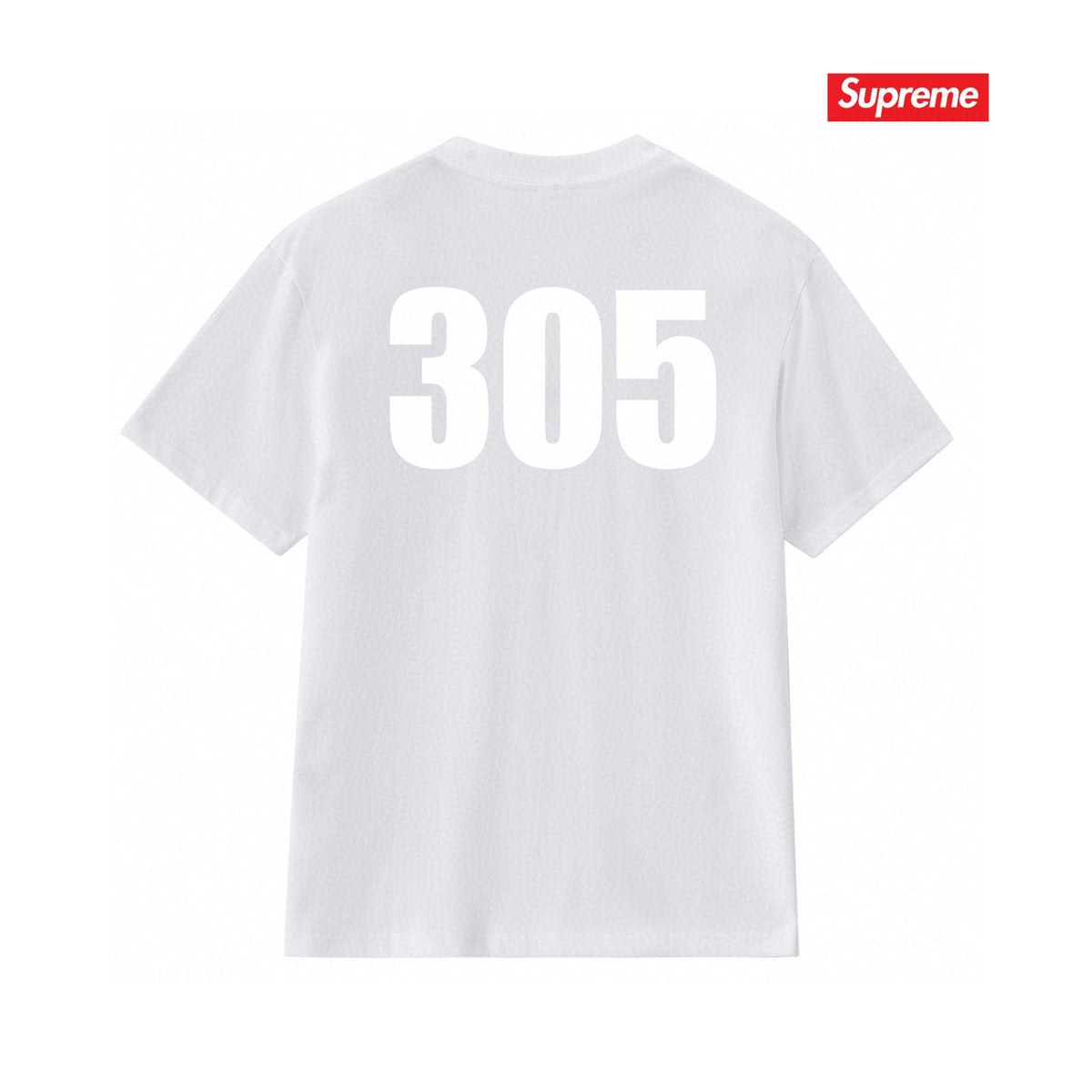 Supreme 305 Back Print Short-Sleeve T-Shirt ¡ª back