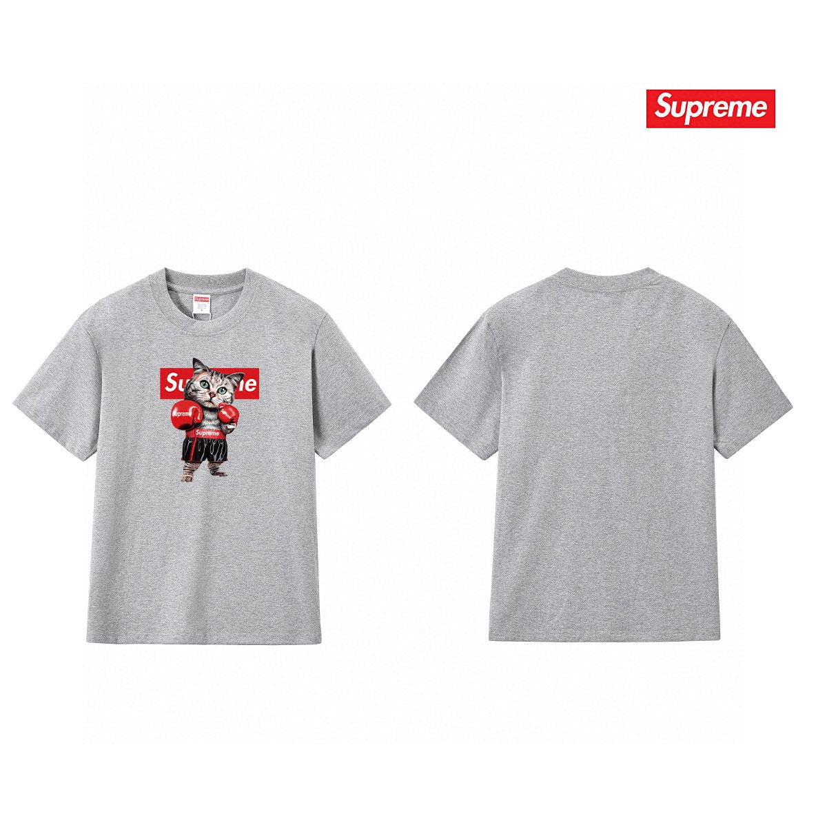 Supreme Boxing Cat Graphic T-Shirt ¡ª back