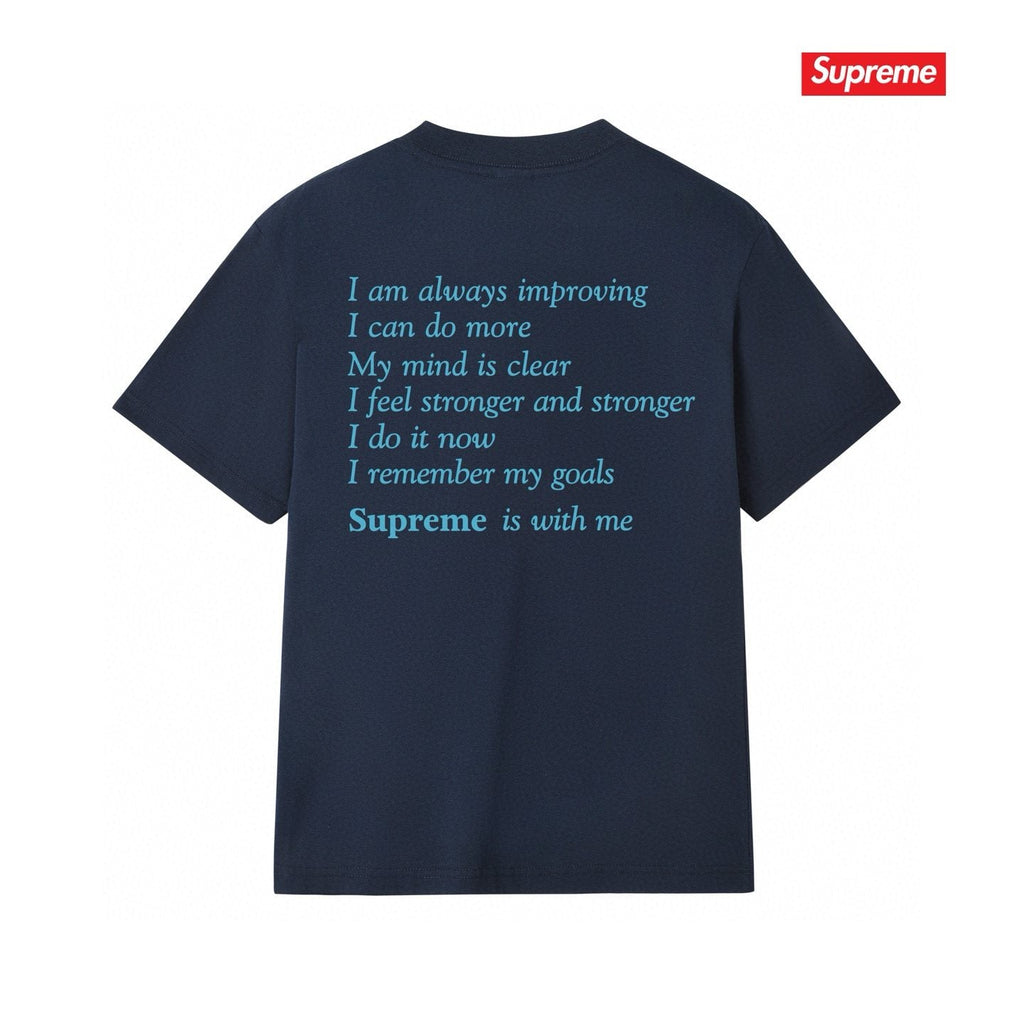 Supreme StayPositive Affirmation Graphic T-Shirt ¡ª back