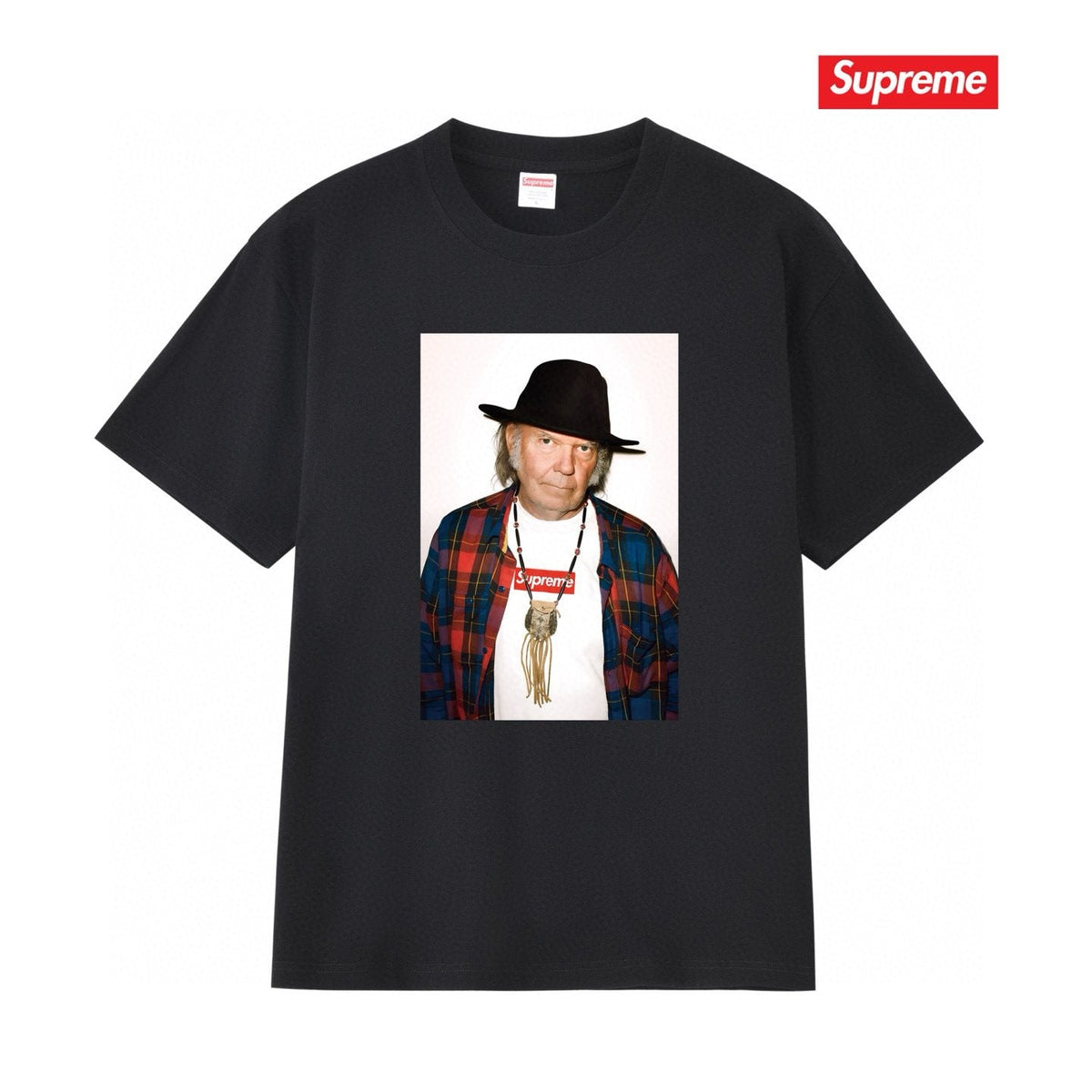 Supreme Portrait Graphic Short-Sleeve T-Shirt ¡ª front