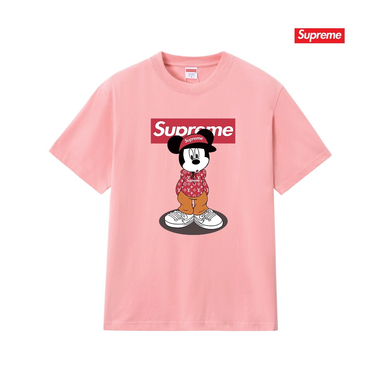 Supreme Mickey-Style Character Graphic T-Shirt ¡ª front
