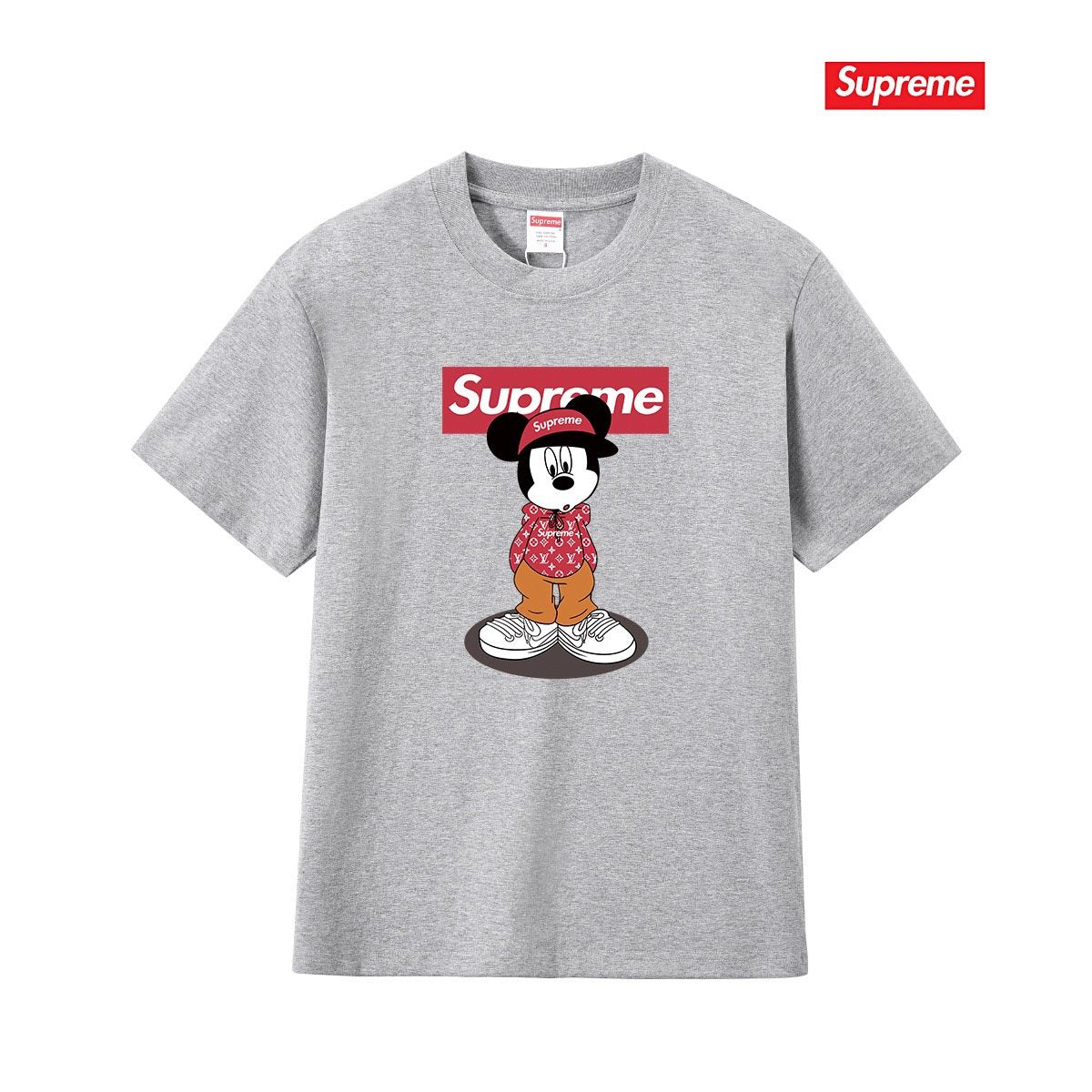 Supreme Mickey-Style Character Graphic T-Shirt ¡ª front
