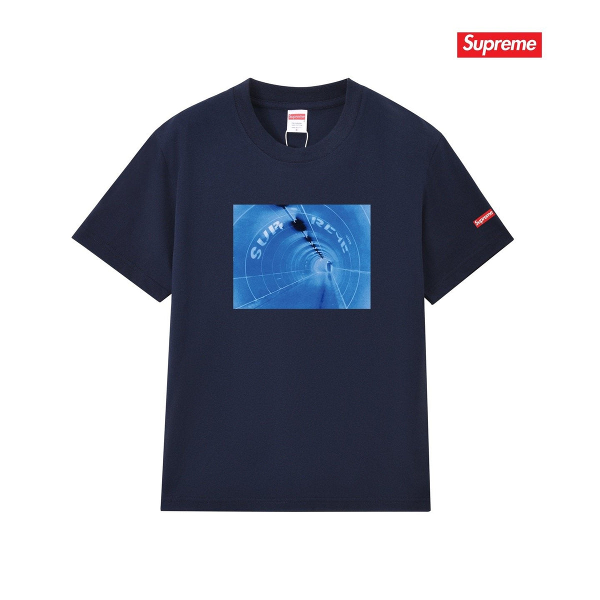 Supreme Blue Chest Graphic Short-Sleeve T-Shirt ¡ª front