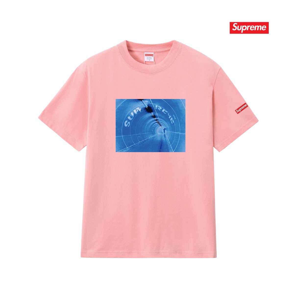 Supreme Blue Chest Graphic Short-Sleeve T-Shirt ¡ª front