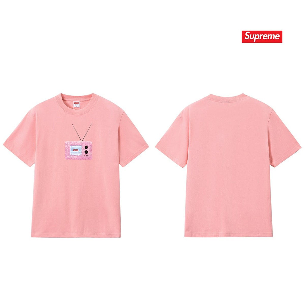 Supreme Pink TV Graphic T-Shirt ¡ª back