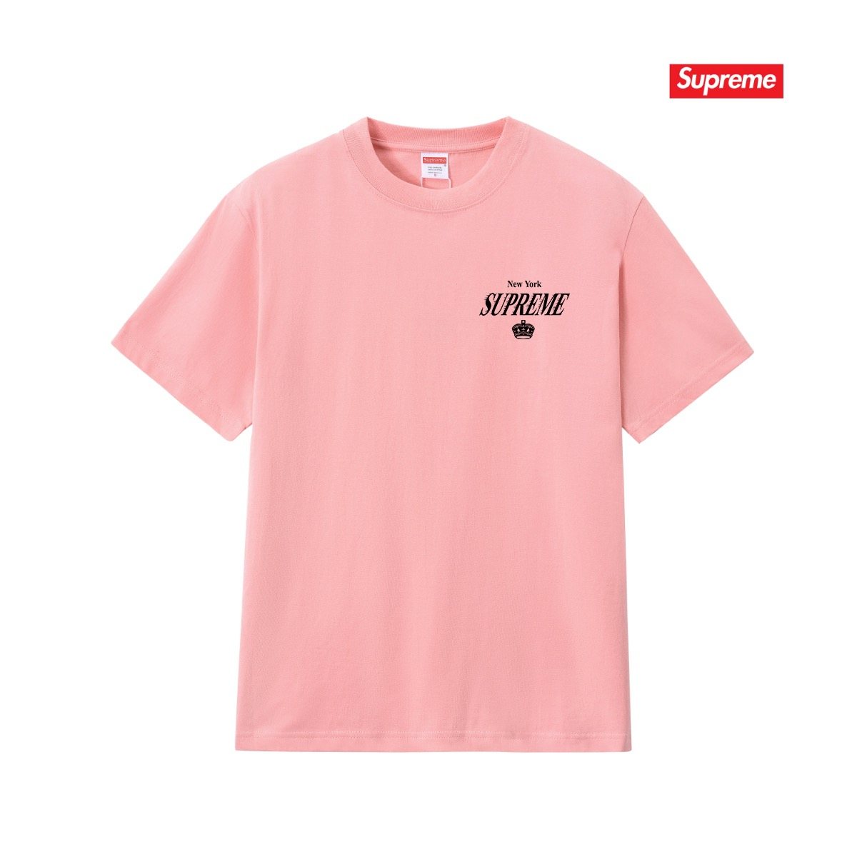 Supreme Front Chest and Back Graphic T-Shirt ¡ª front