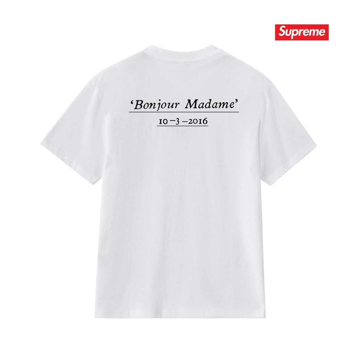 Supreme Front & Back Graphic Short-Sleeve T-Shirt ¡ª back