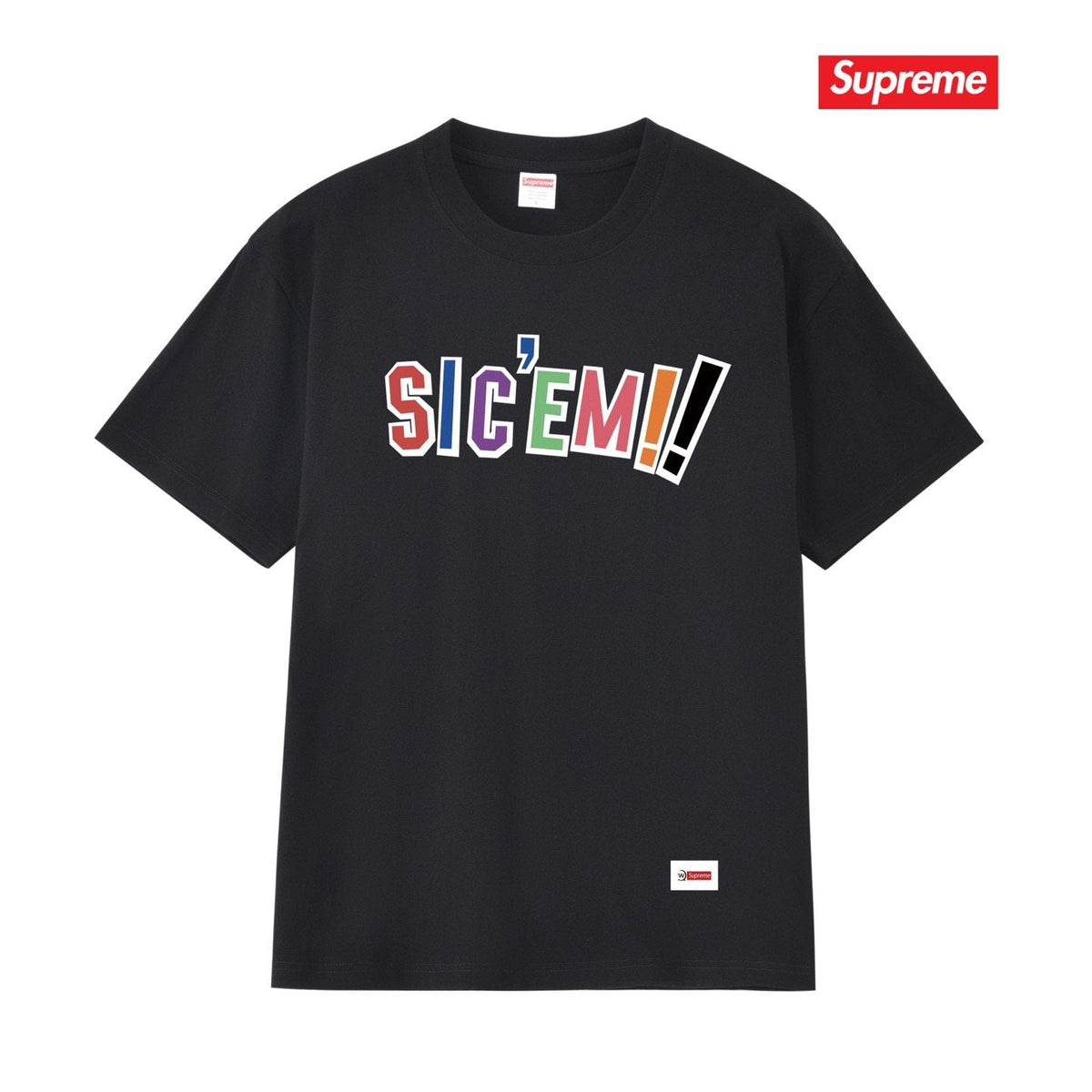Supreme SIC'EM Street As Usual Graphic T-Shirt ¡ª hero