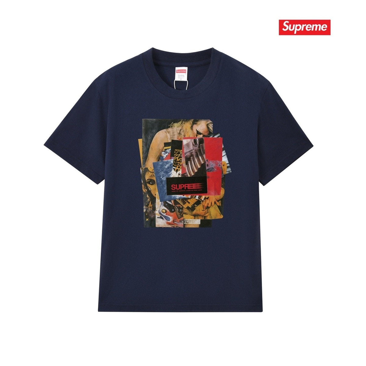 Supreme Collage Graphic Short-Sleeve T-Shirt ¡ª front