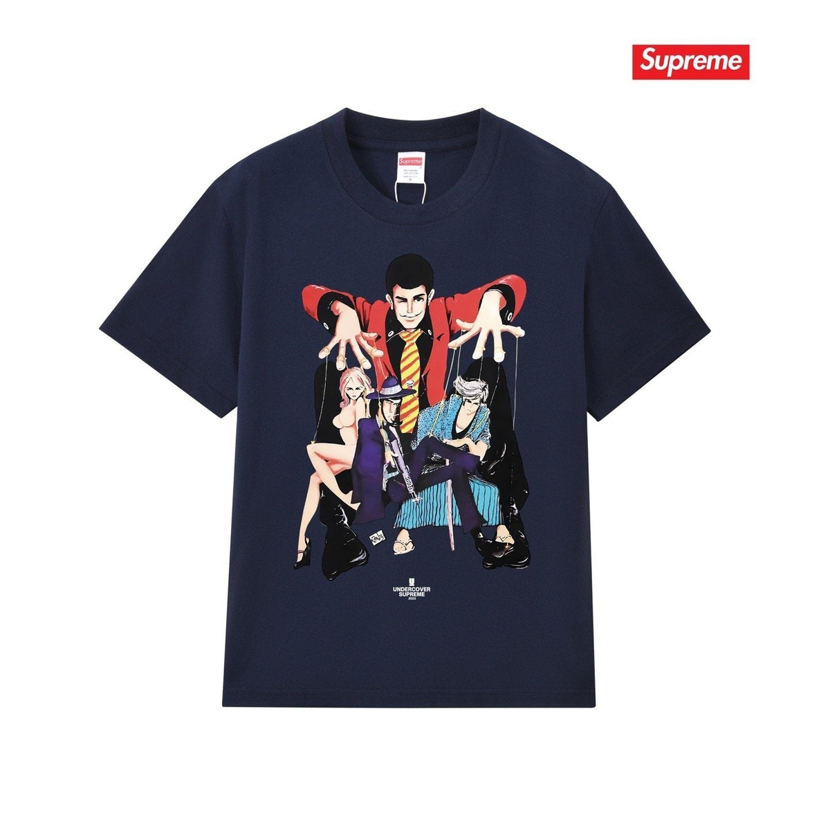 Supreme Anime Character Graphic T-Shirt ¡ª front