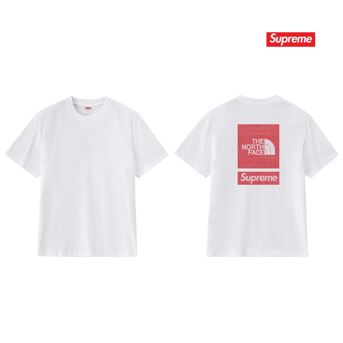Supreme The North Face Back Logo Short-Sleeve T-Shirt ¡ª comparison