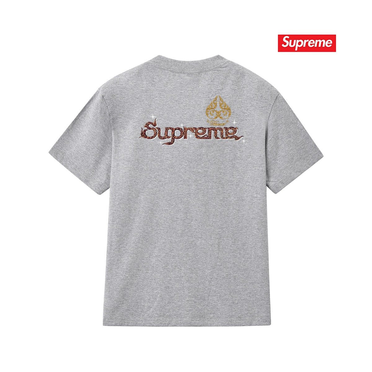 Supreme Peacock Graphic Short-Sleeve T-Shirt ¡ª back